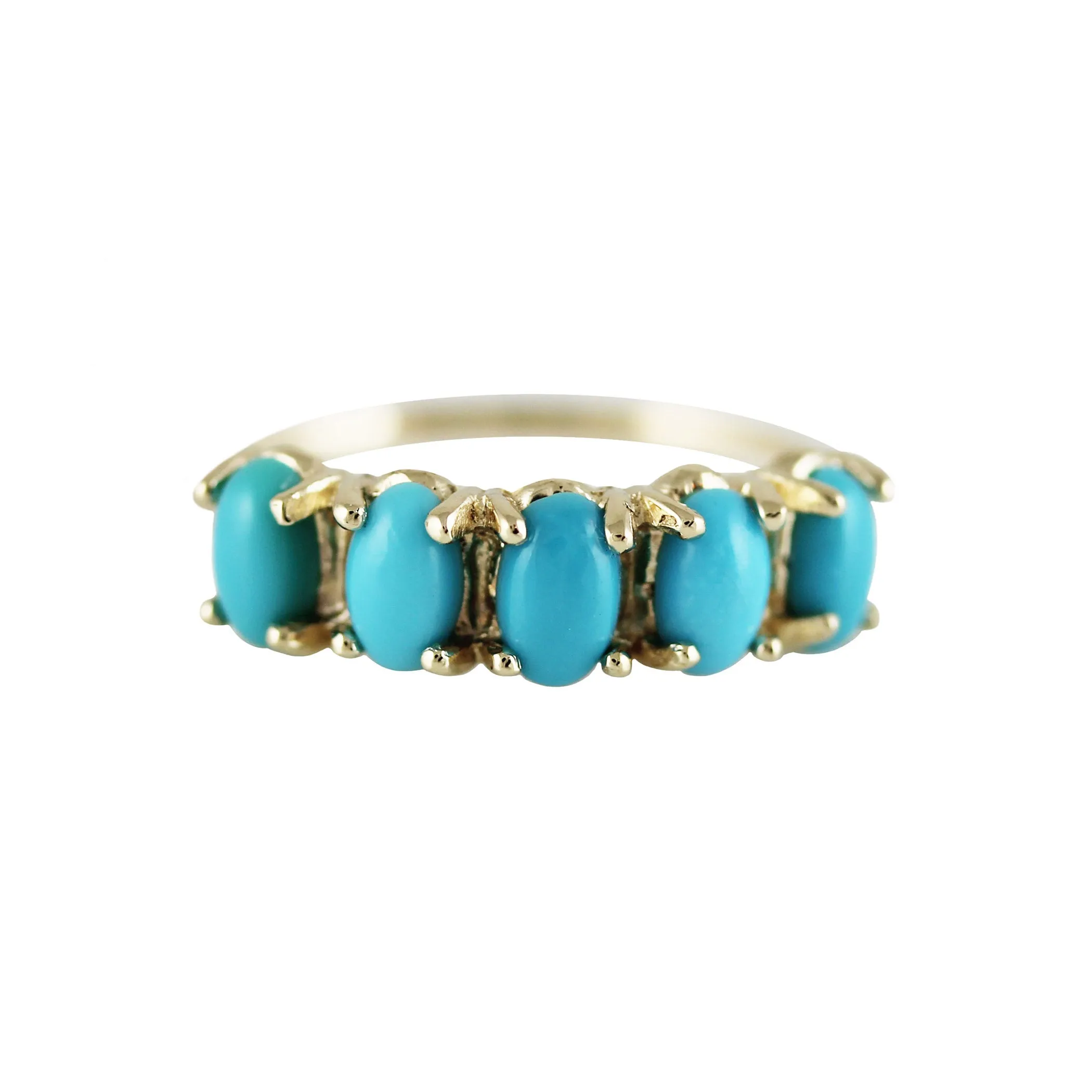 5 OVAL TURQUOISE RING