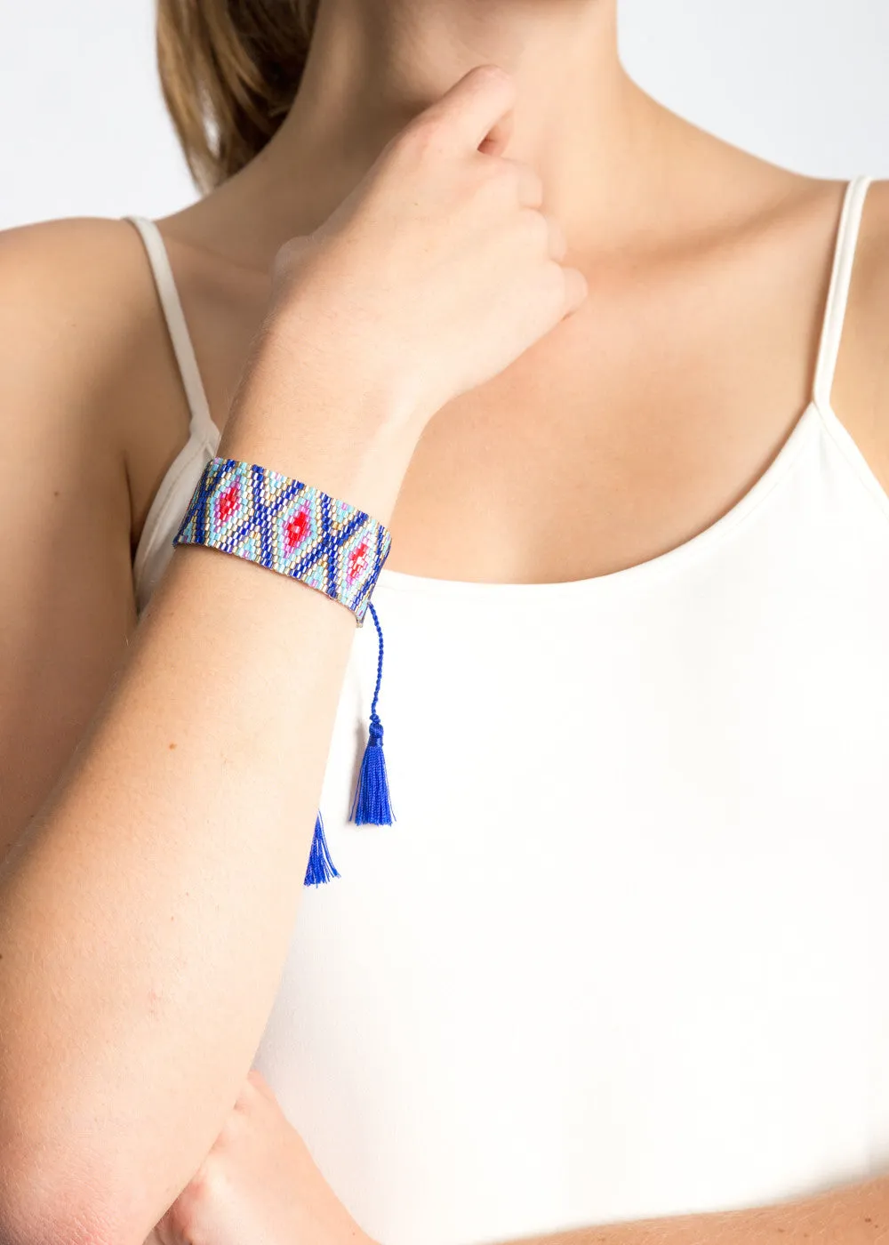 Aztec Wrist Strap (Emerald)