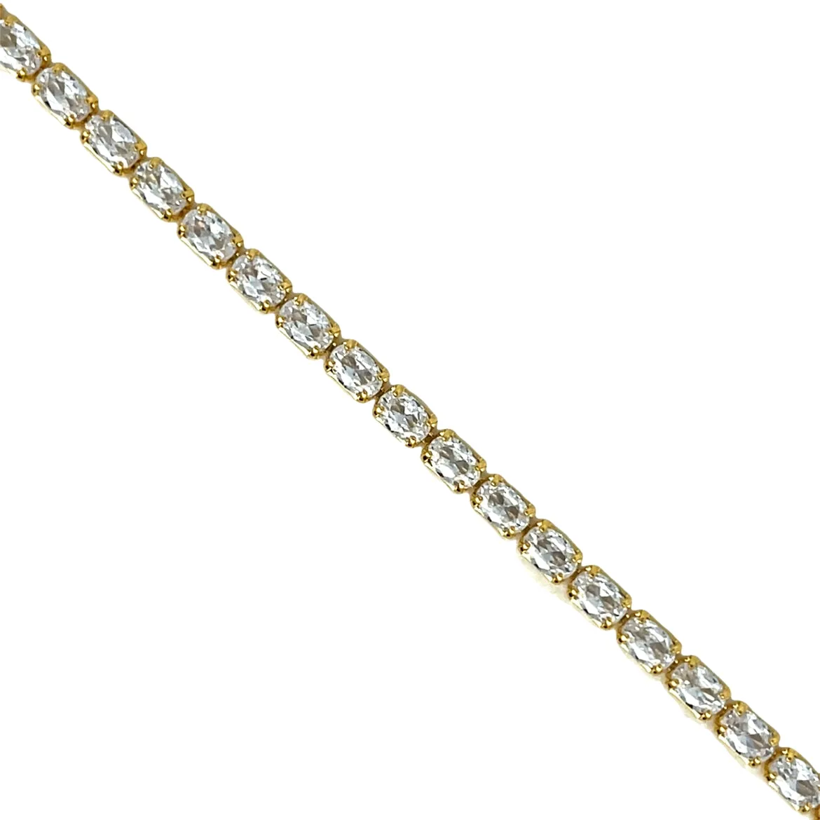 Dainty tennis bracelet