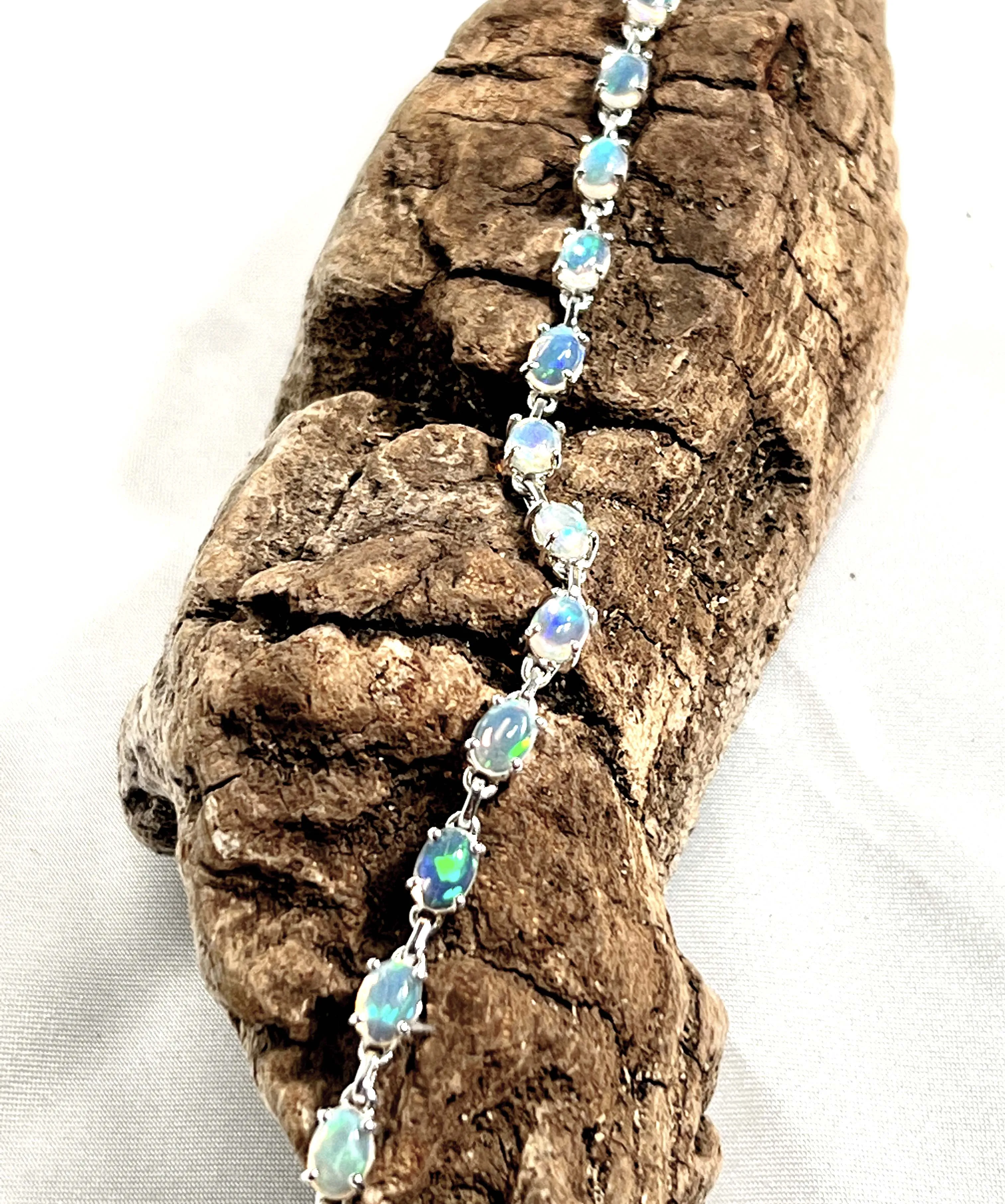 Delicate Ethiopian Opal Bracelet