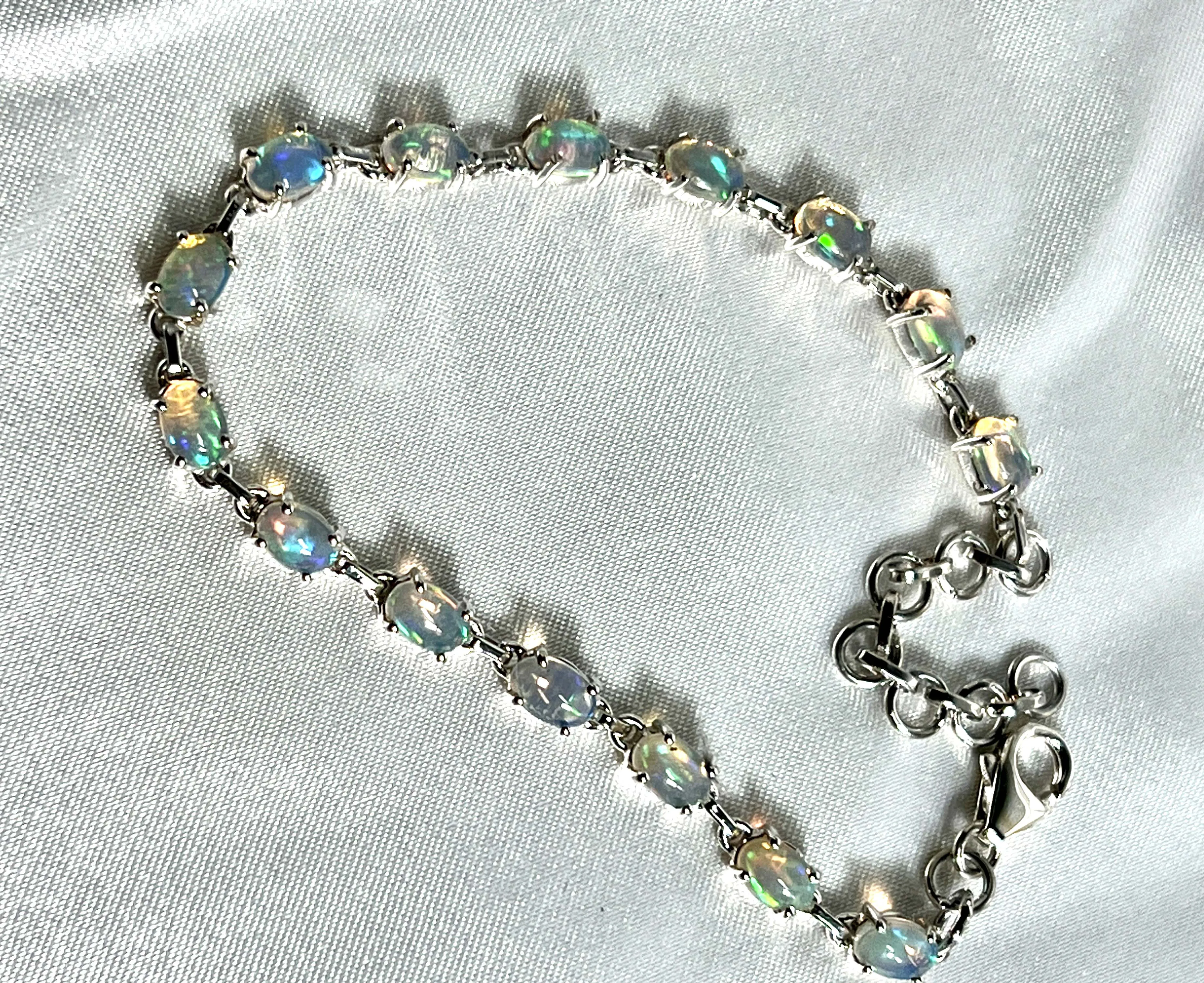Delicate Ethiopian Opal Bracelet