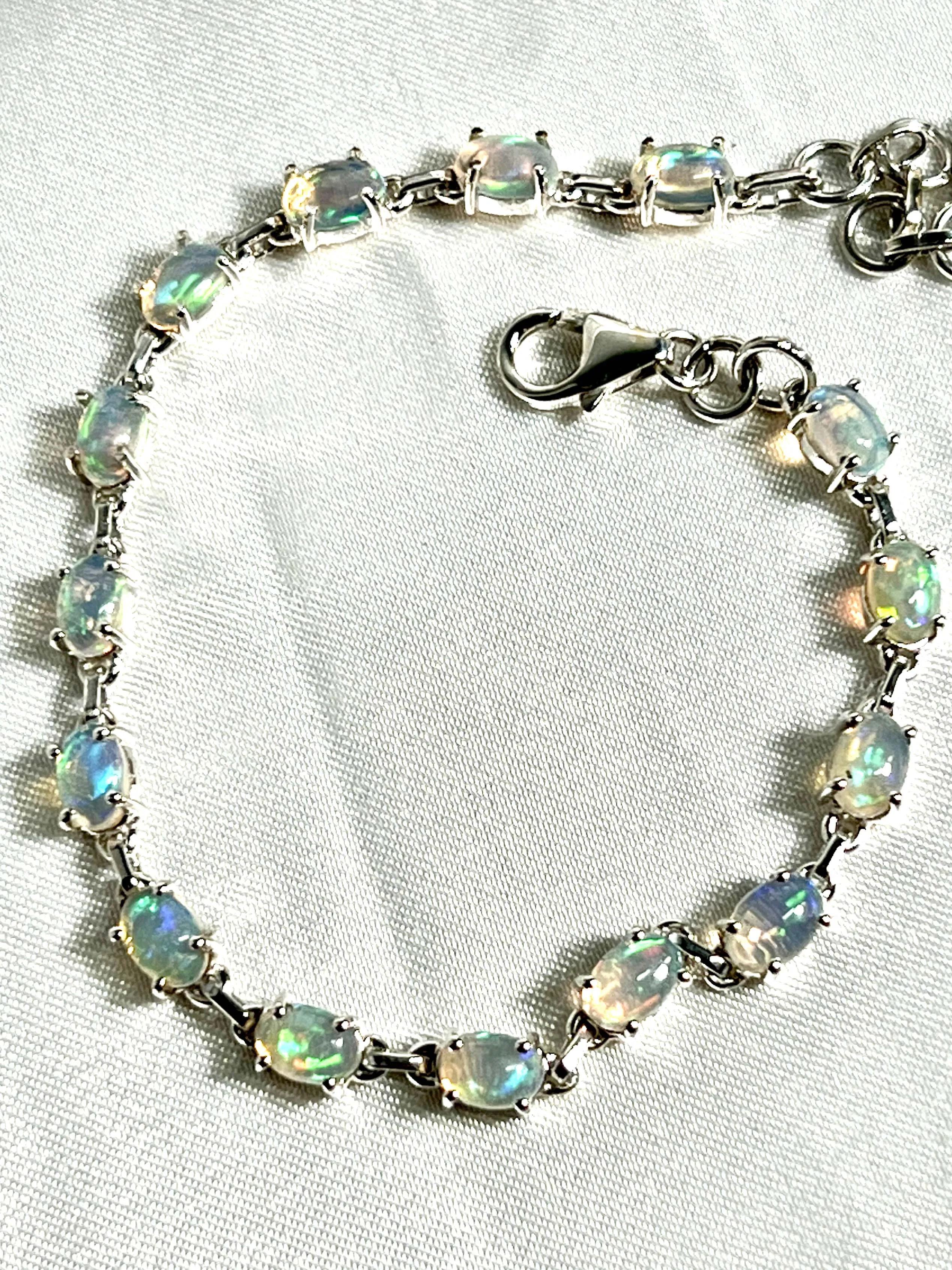 Delicate Ethiopian Opal Bracelet