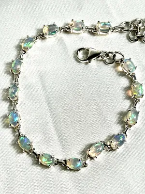 Delicate Ethiopian Opal Bracelet