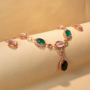 Emerald Blush Necklace Set