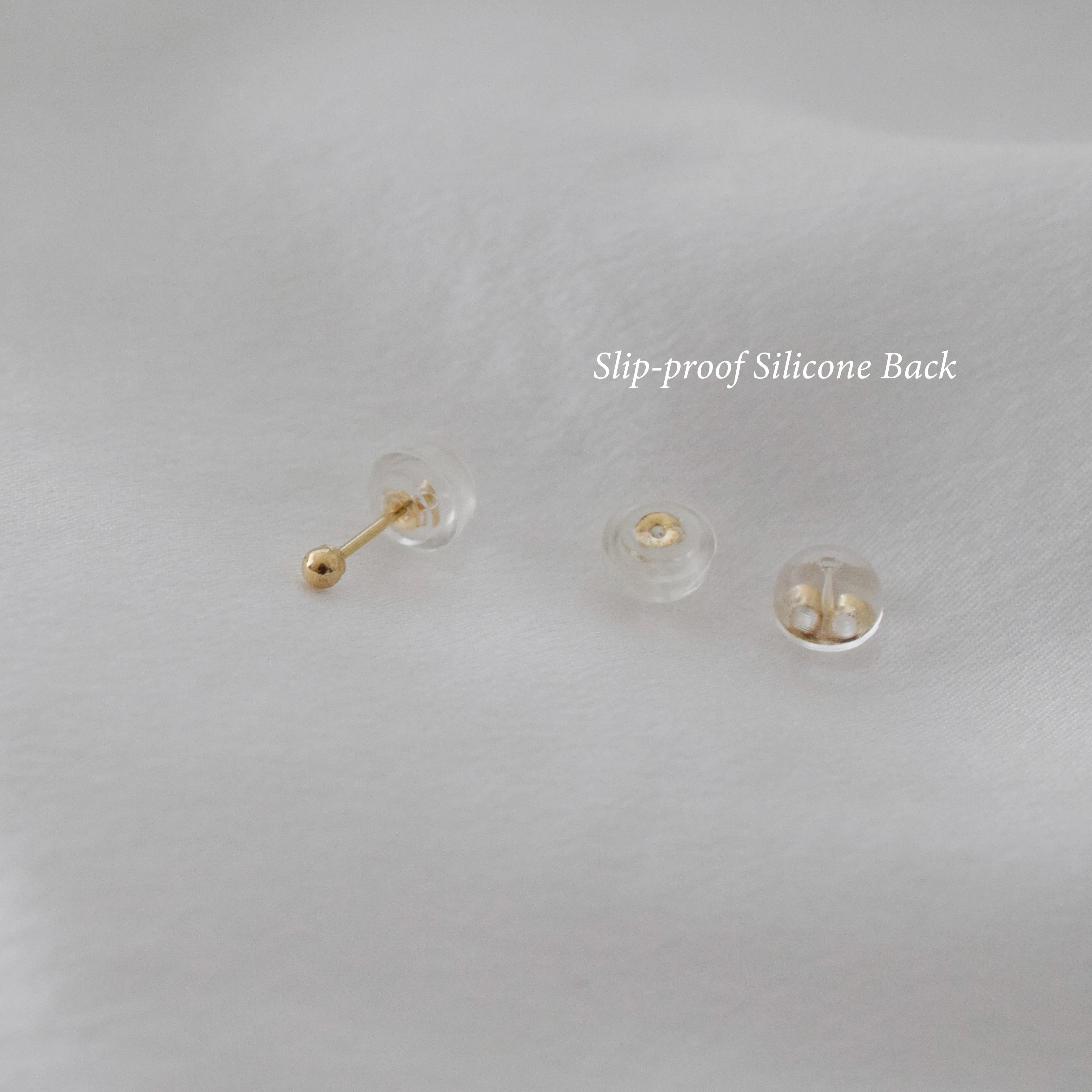 LUNA Opal Stud Earring 14K