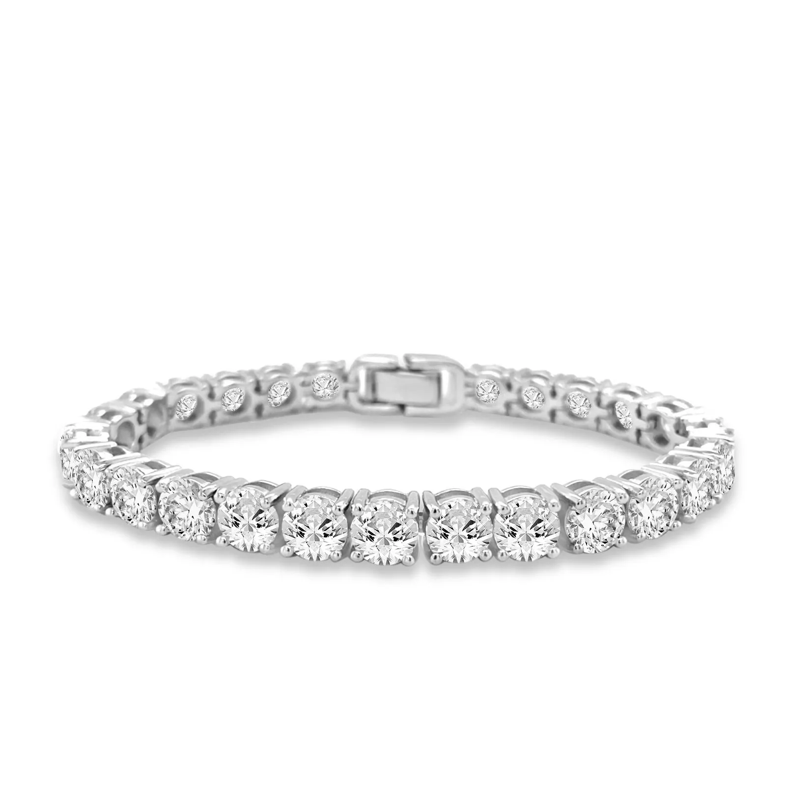 Luxe G Color 30 Carat Tennis Bracelet Four Prong