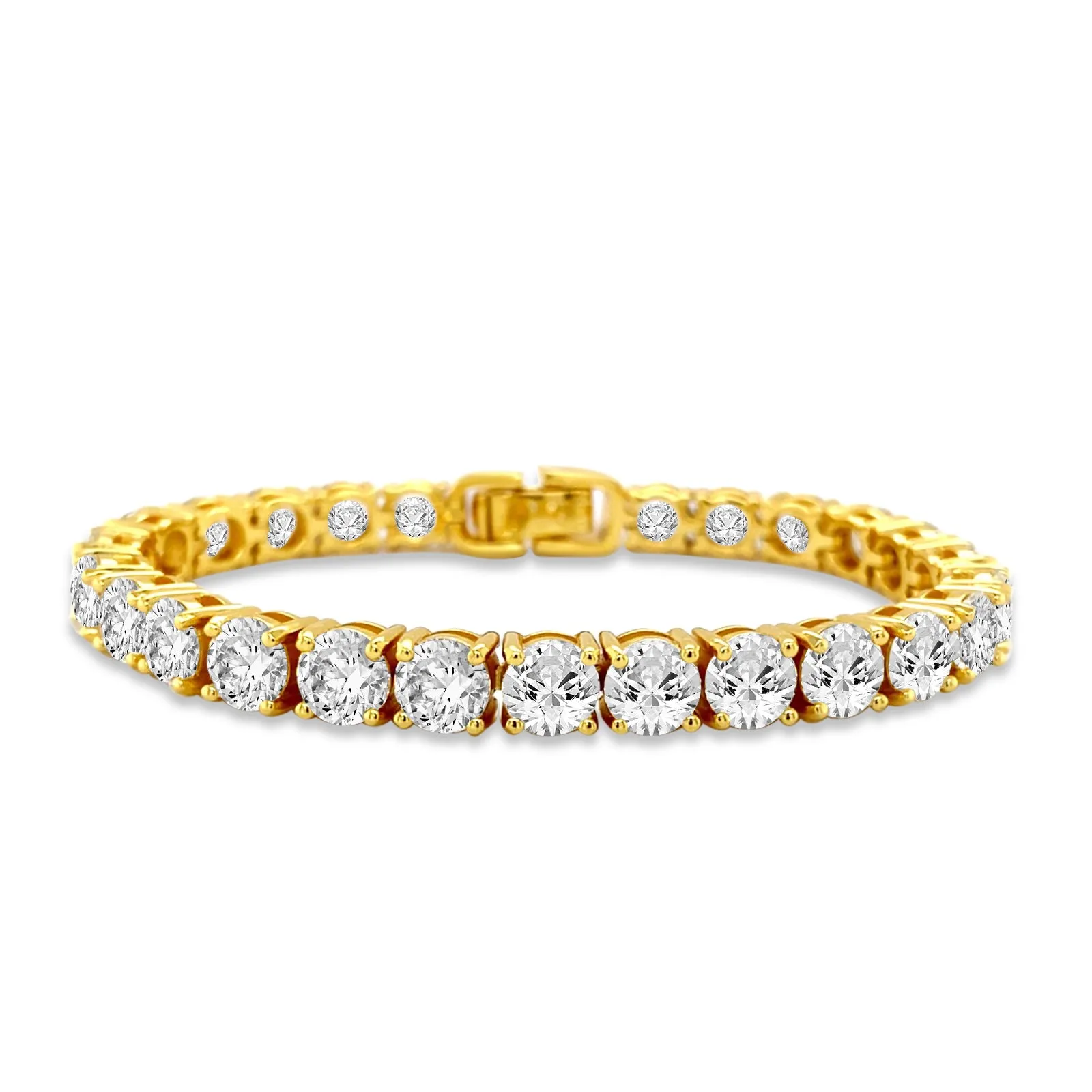 Luxe G Color 30 Carat Tennis Bracelet Four Prong