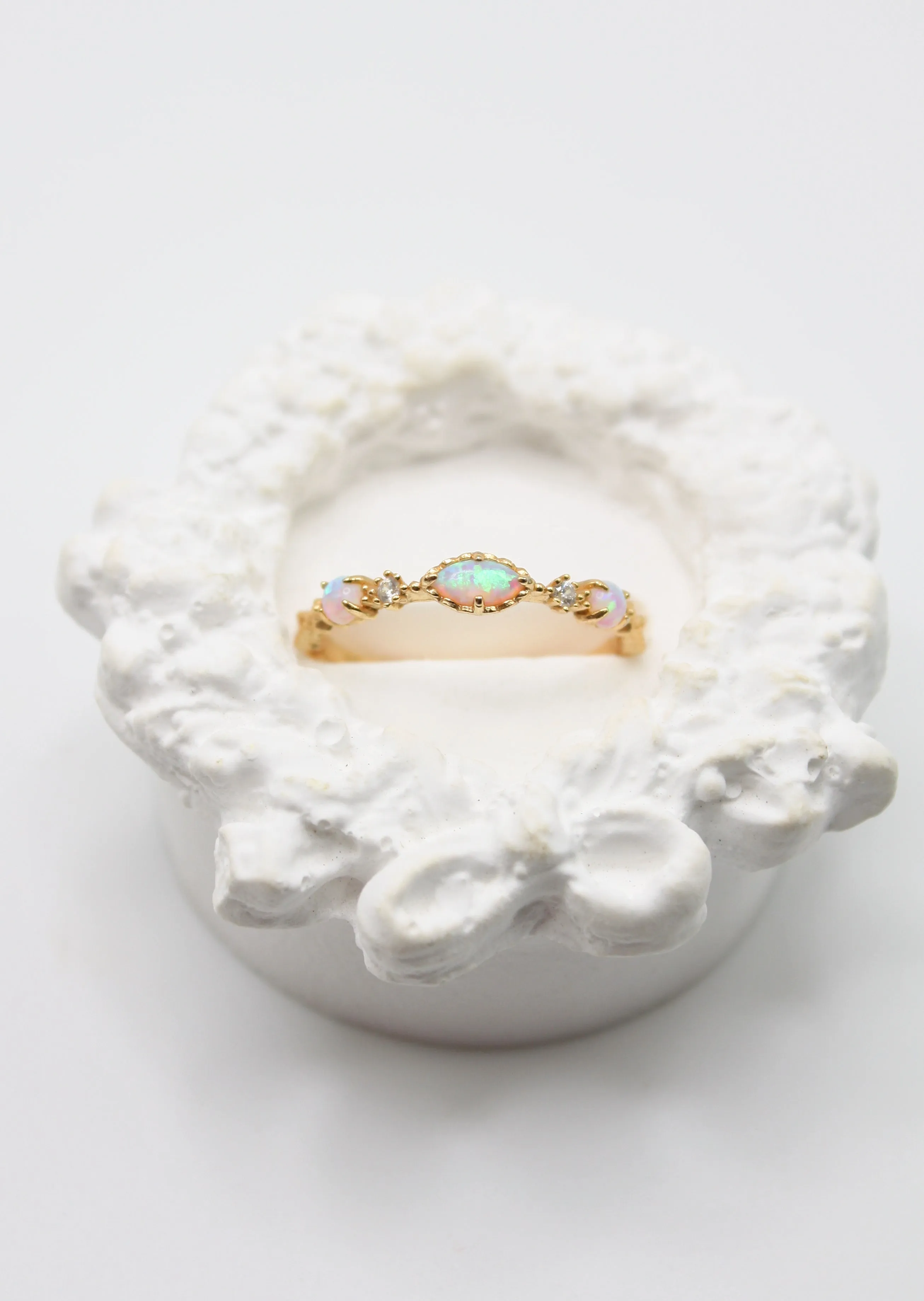 Opal Luster Ring