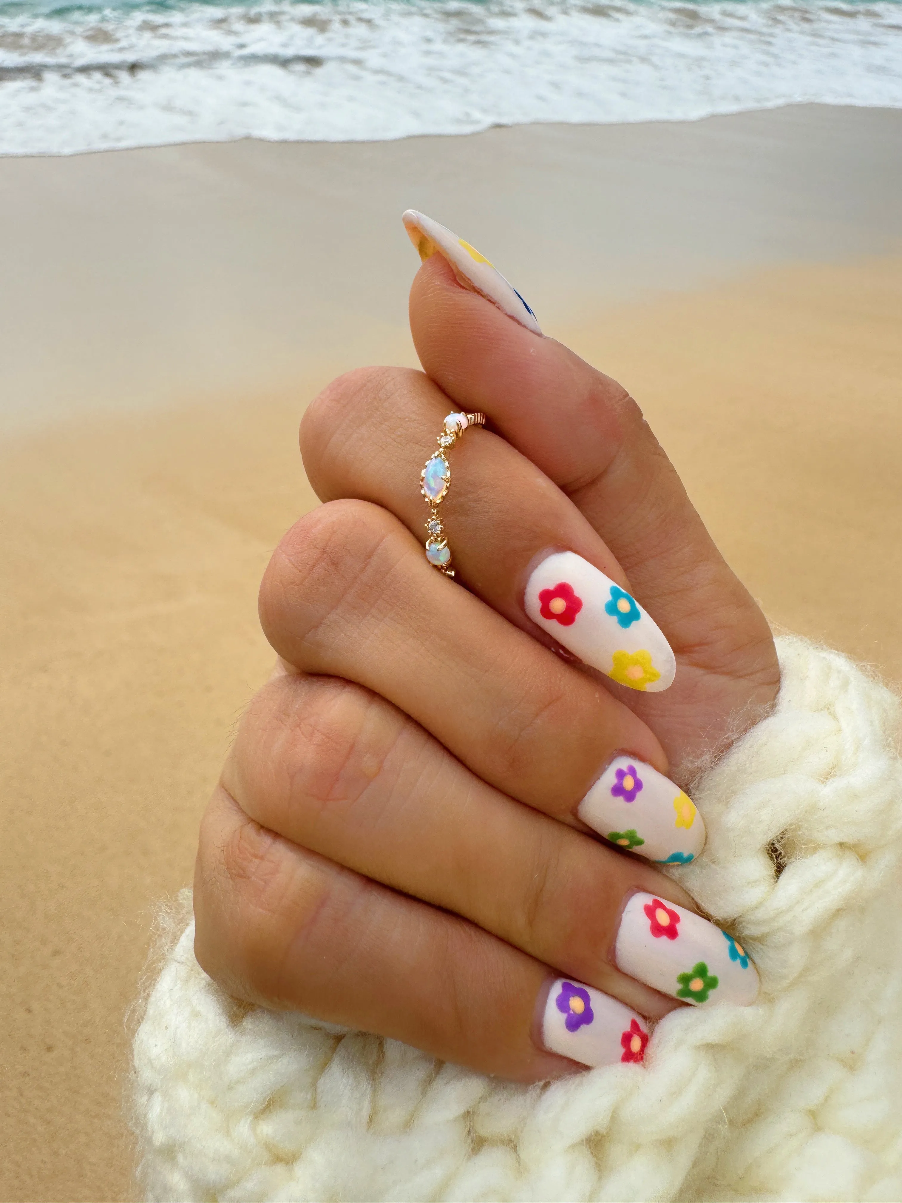 Opal Luster Ring