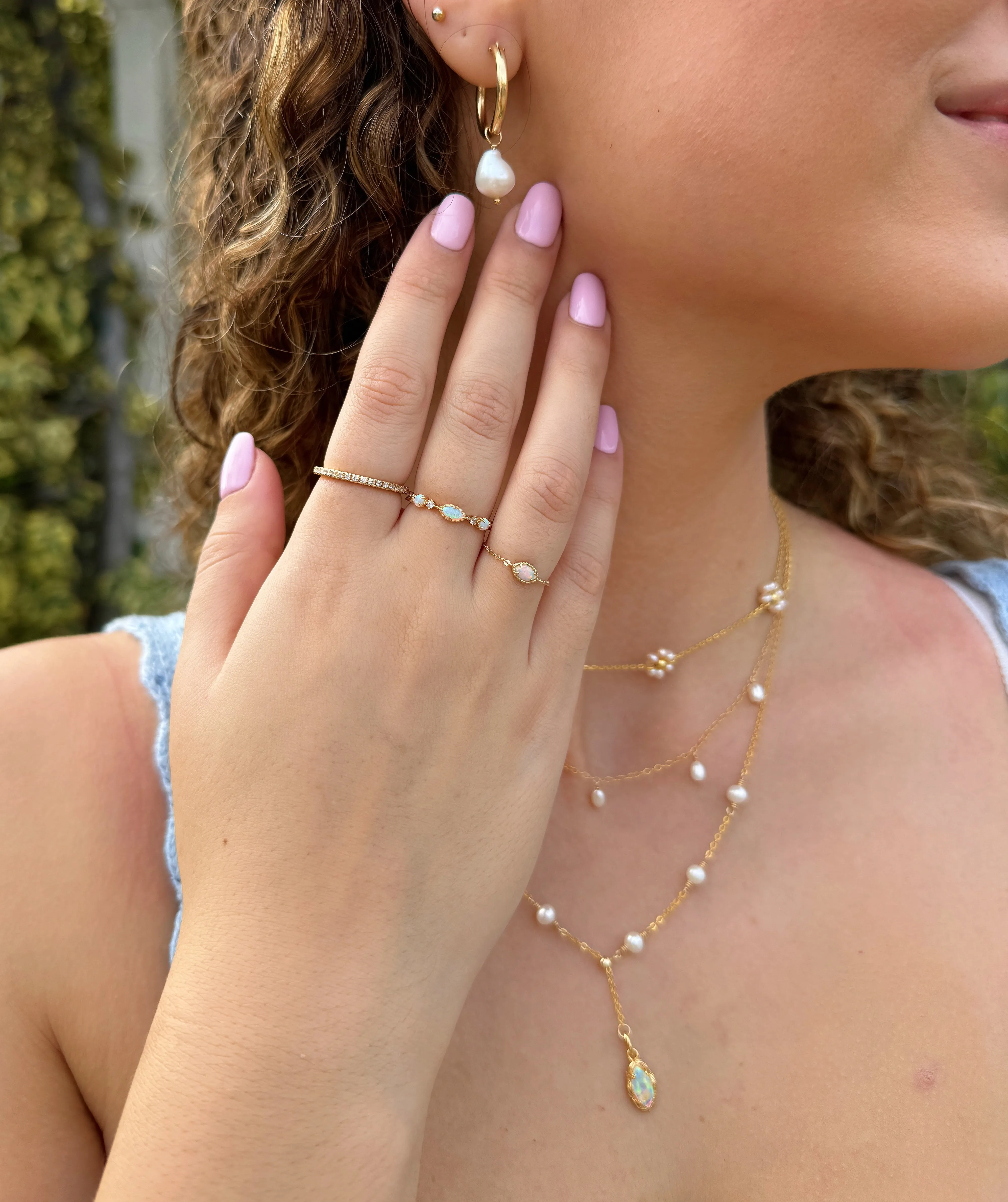 Opal Luster Ring
