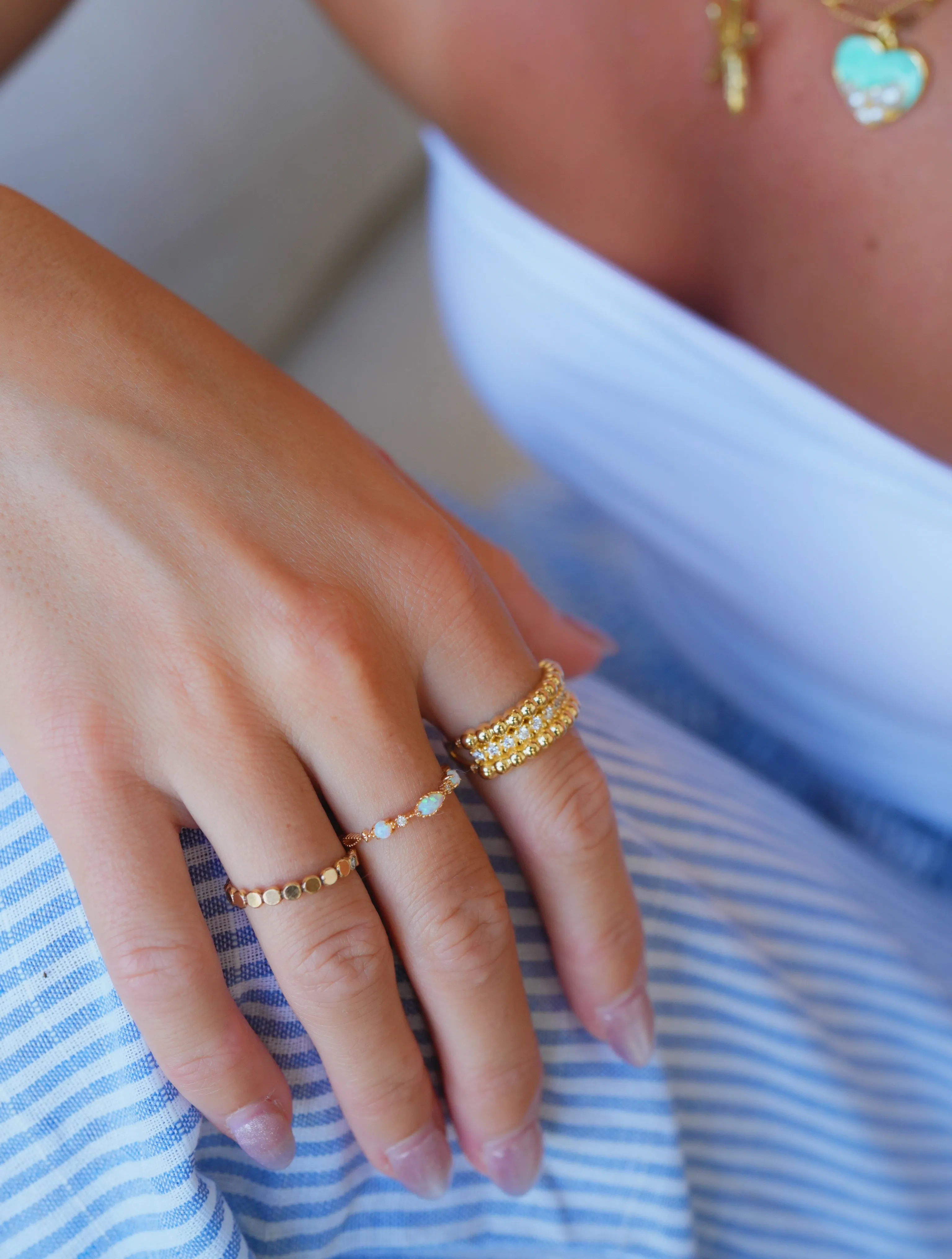 Opal Luster Ring