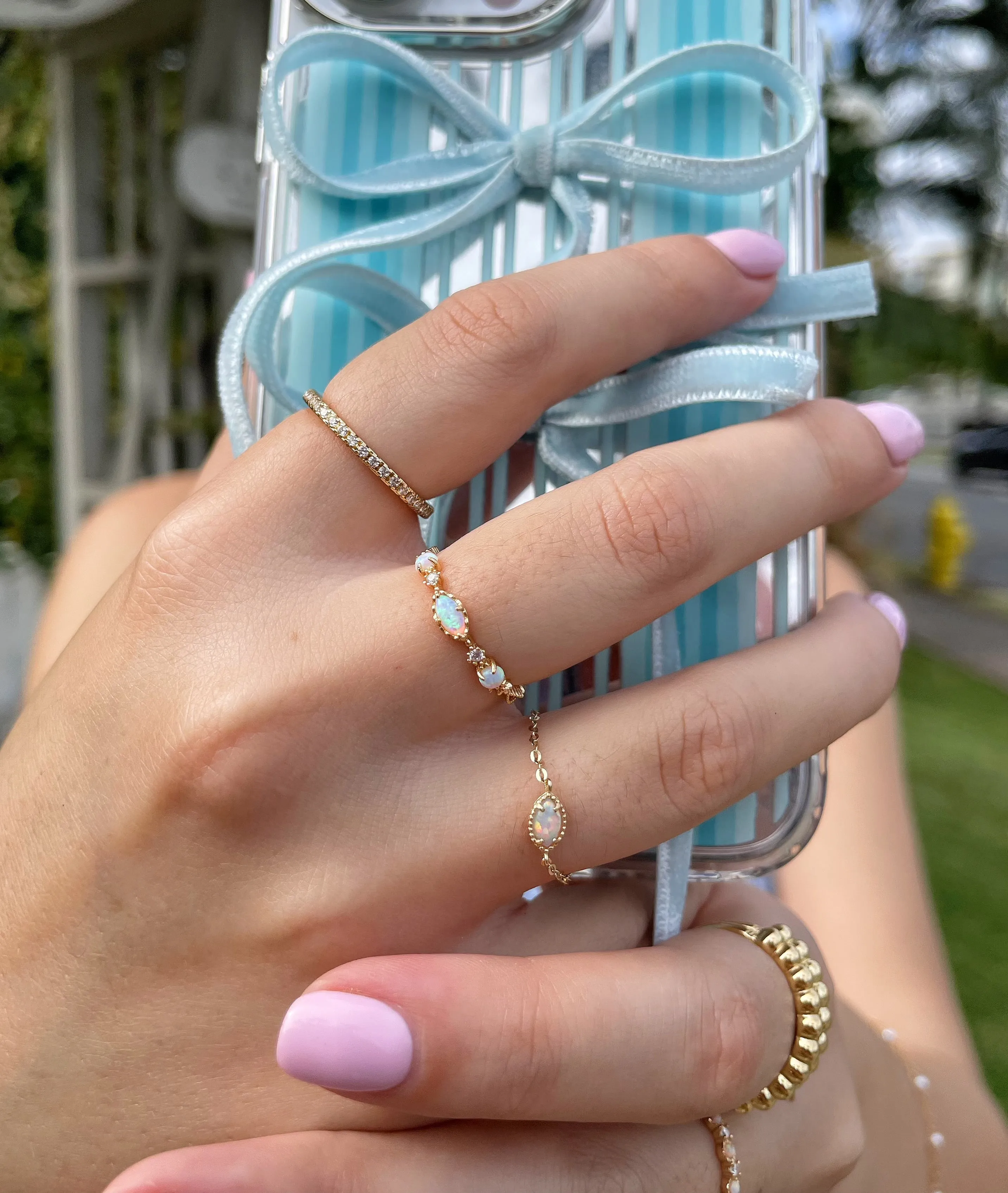 Opal Luster Ring