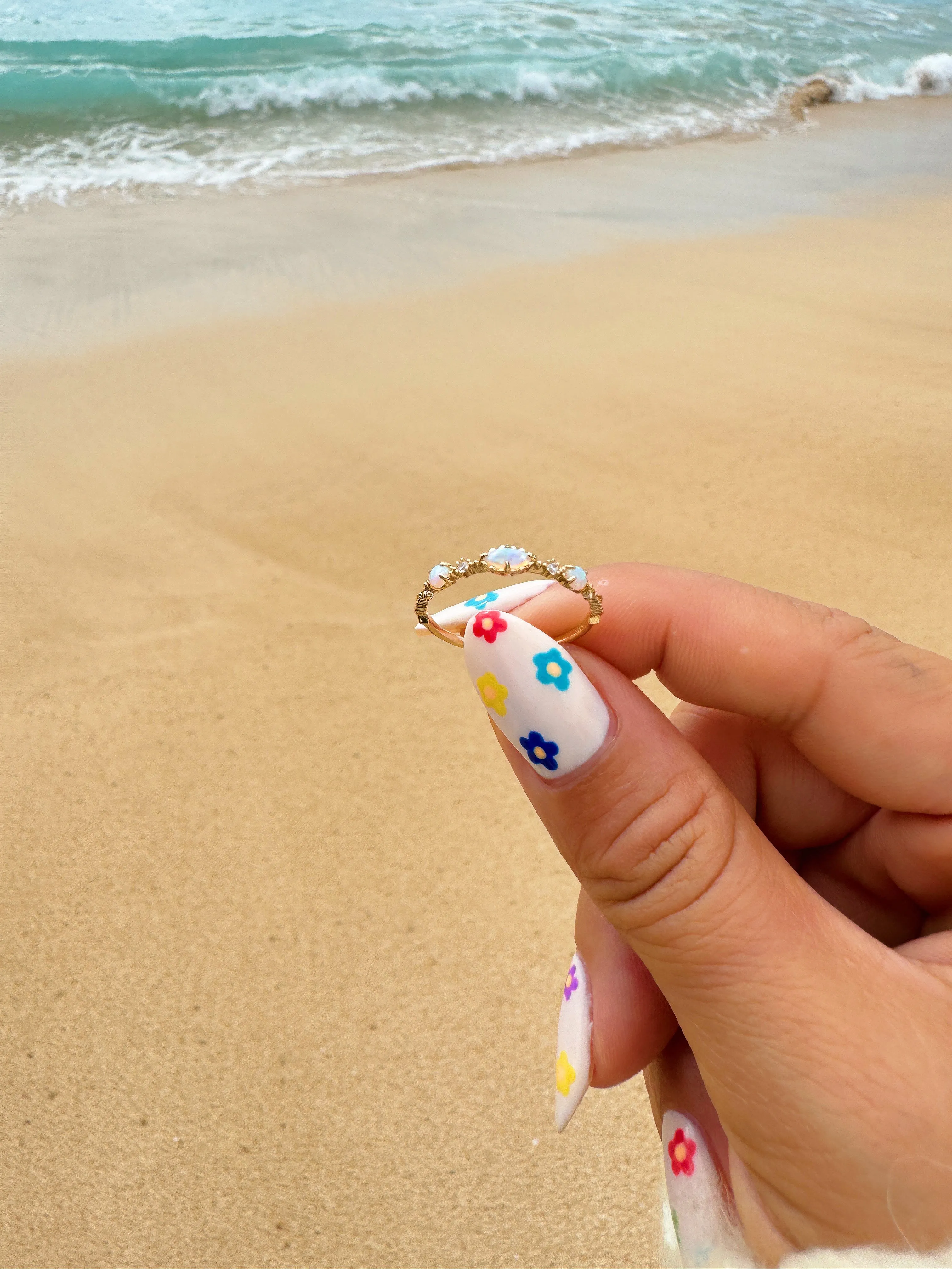 Opal Luster Ring