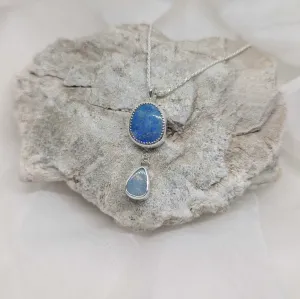 two opal necklace